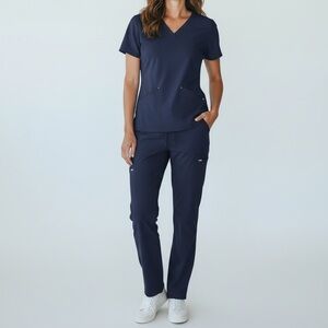 Scrubstar Navy Blue Scrub Set